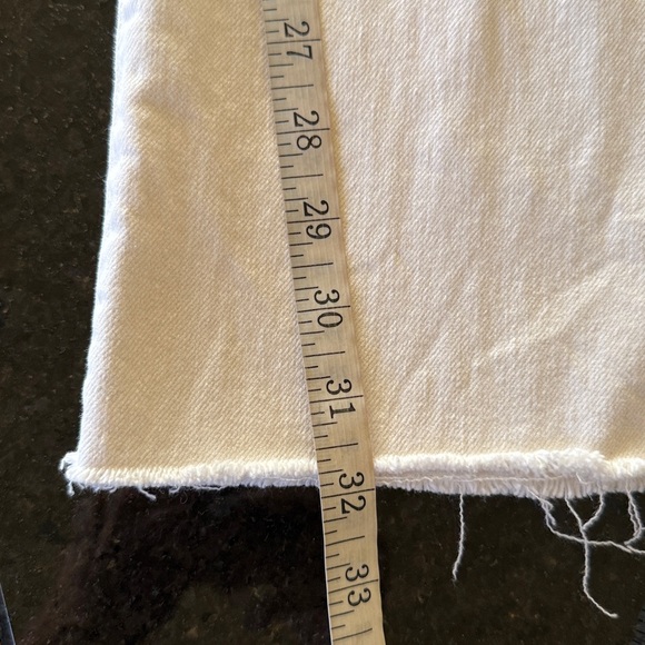 Good American Good Classic Boot Cut Jeans Cloud White Size 4/27 - Picture 9 of 13